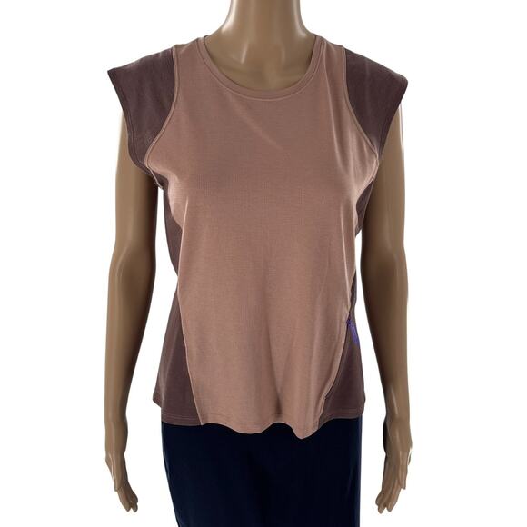 Lululemon Pink Clay Dark Oxide Cap Short Sleeve Hiking Tank Top - Picture 4 of 11